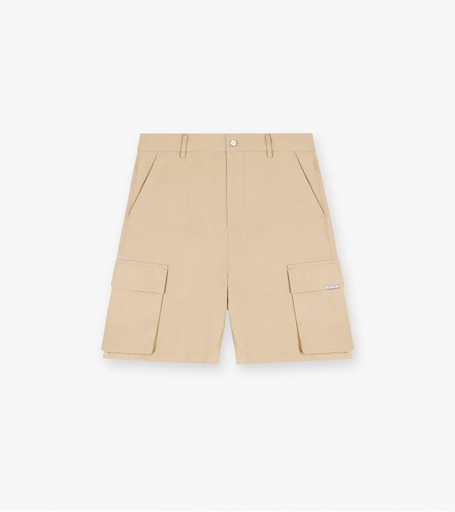 Represent Baggy Cotton Cargo Short Sandstone