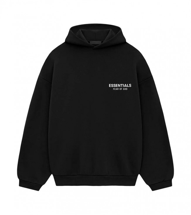 Fear Of God Essentials Hoodie Black