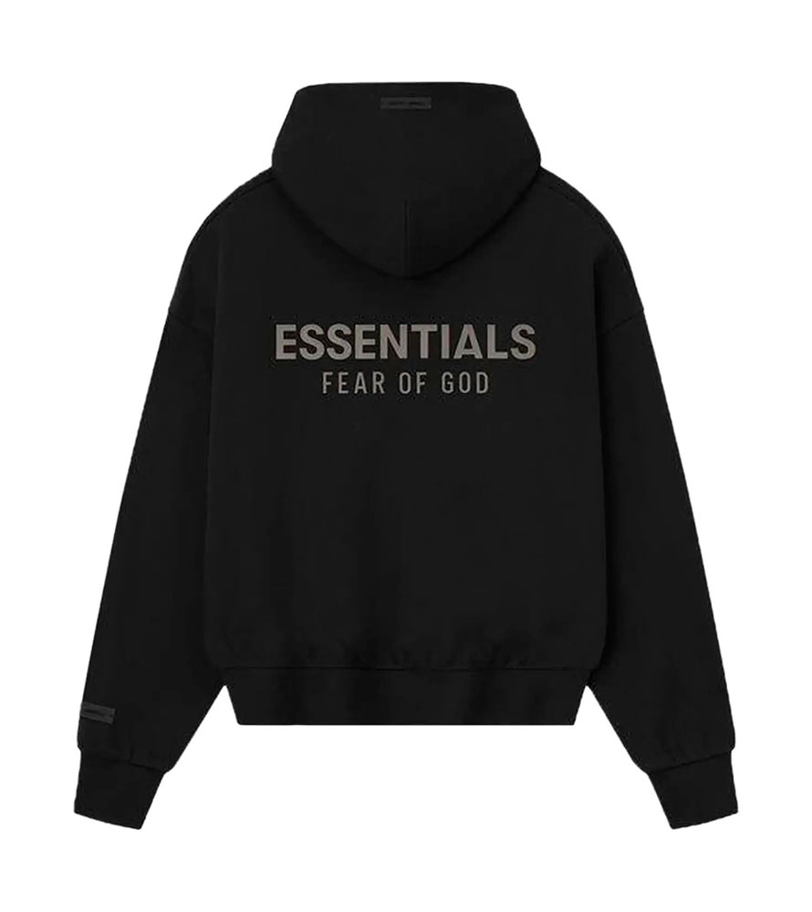 Худи Fear Of God Essentials Classic Full Zip Hoodie Jet Black