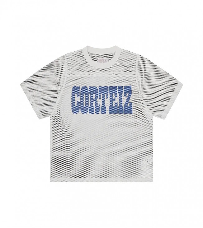 Corteiz Western Open Mesh Jersey White