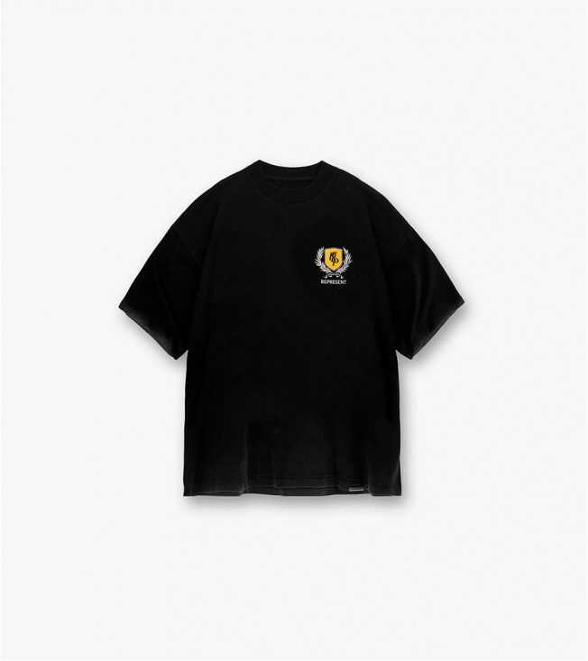 Represent Crest T-shirt Vintage Black