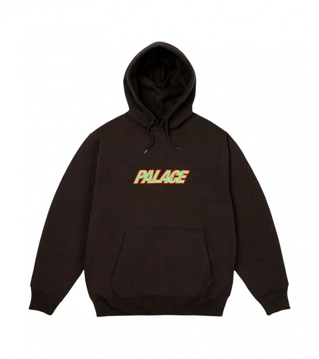 Palace Font Hood Black
