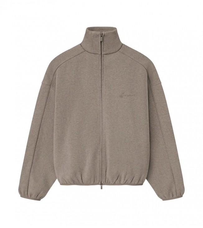 Fear Of God Essentials Modern Fleece Track Jacket With Piping