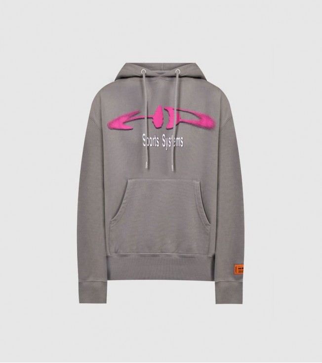 Heron Preston Sport Systems Gray Print Hoodie