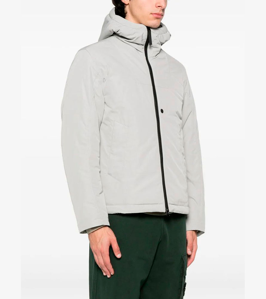 Куртка Stone Island Micro Twill Padded Jacket Pearl Grey