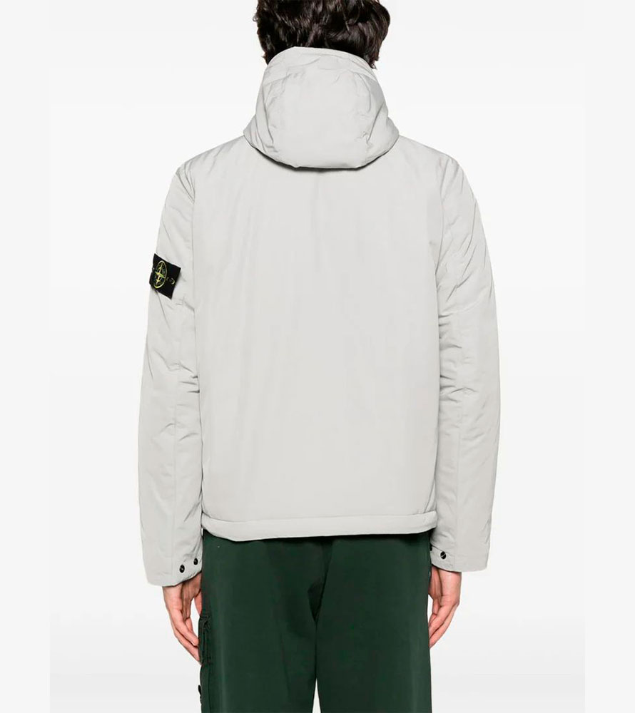 Куртка Stone Island Micro Twill Padded Jacket Pearl Grey