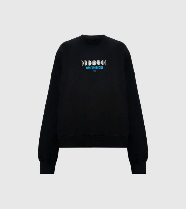 Off-white Sweatshirt On The Go Moon Black