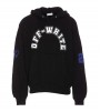 Off-white Football Over Hoodie Black