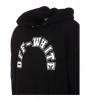 Off-white Football Over Hoodie Black