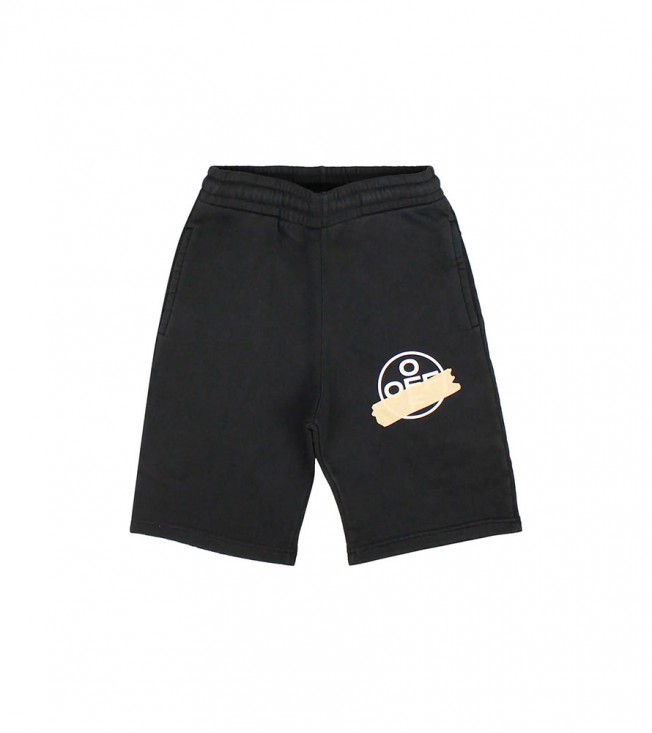Off-white Tape Sweatshorts Black