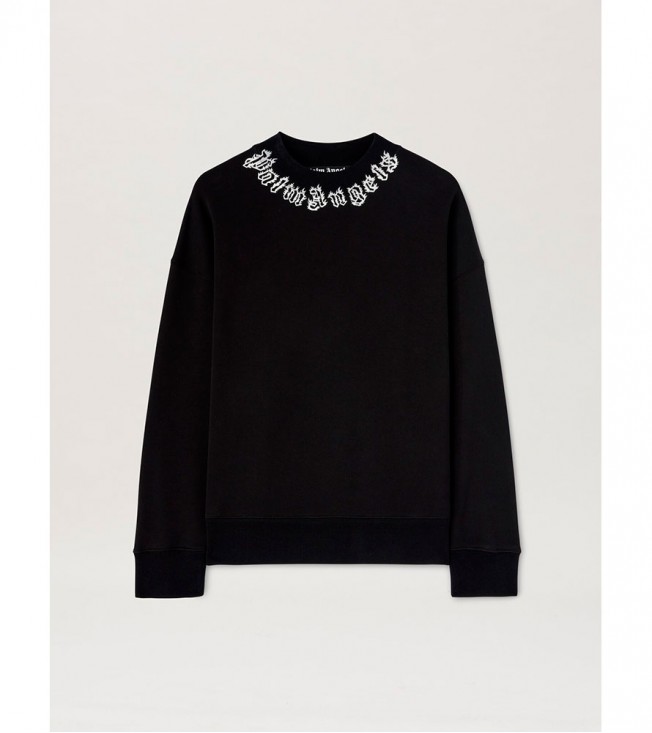Palm Angels Neck Logo Sweatshirt