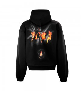 Yora Fire Lg Hoodie (black)