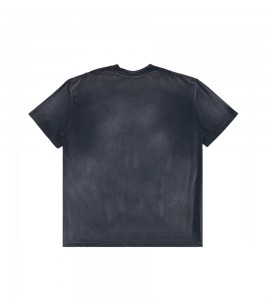 Футболка Travis Scott x FC Barcelona Washed Spray Logo Black - Фото №2