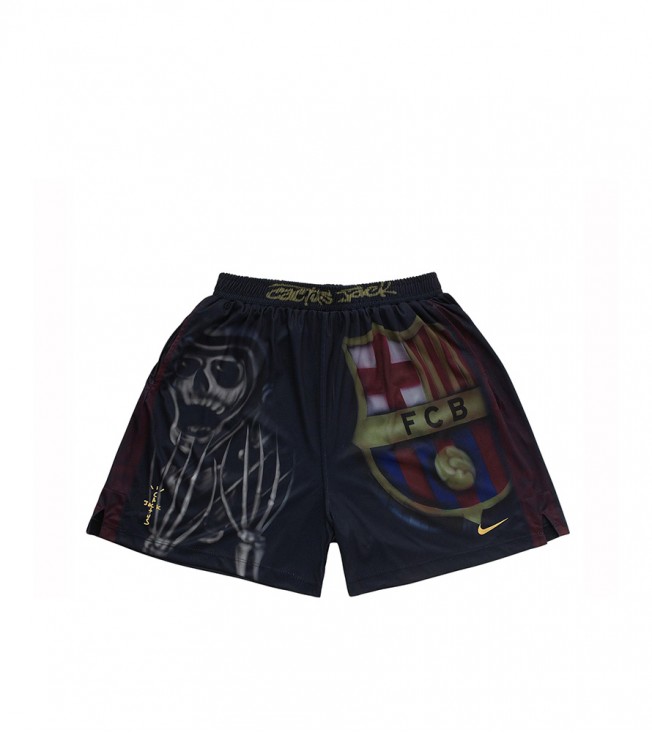 Шорты Travis Scott x Nike x FC Barcelona Skeleton Multicolor