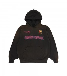 Худи Travis Scott x Nike x FC Barcelona Spray Logo Black