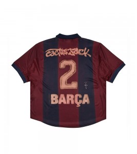 Футболка Travis Scott x Nike x FC Barcelona Retro Home Skeleton - Фото №2