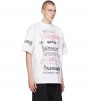 Balenciaga Diy Metal Logo Large Fit T-shirt White