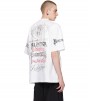Balenciaga Diy Metal Logo Large Fit T-shirt White