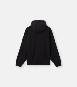 Stone Island Logo Patch Zip Black - Фото №2