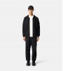 Stone Island Logo Patch Zip Black