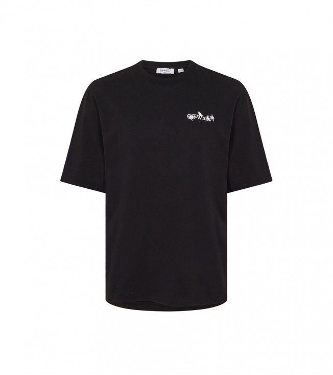 Off-white Flower Arrow T-shirt Black