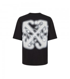 Off-white Flower Arrow T-shirt Black - Фото №2