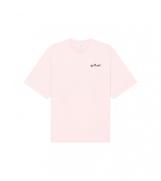 Off-white Flower Arrow T-shirt Pink