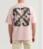 Off-white Flower Arrow T-shirt Pink