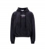 Off-white Wave Off Boxy Hoodie Black