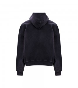 Off-white Wave Off Boxy Hoodie Black - Фото №2