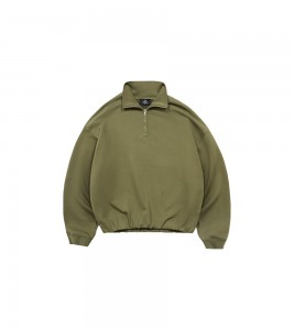 Represent Initial Funnel Neck Quarter Zip Sweatshirt