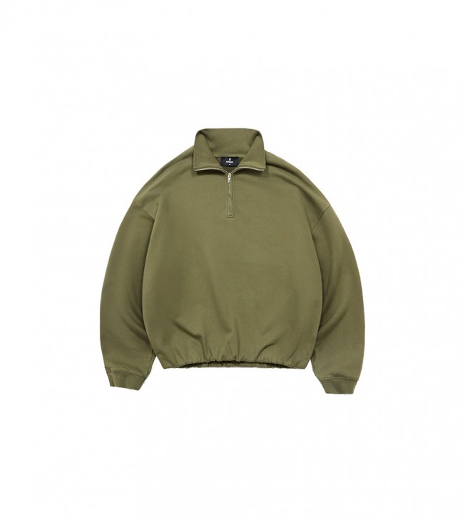 Represent Initial Funnel Neck Quarter Zip Sweatshirt
