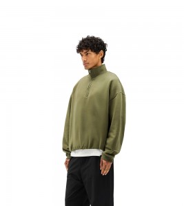 Represent Initial Funnel Neck Quarter Zip Sweatshirt - Фото №2