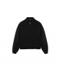Represent Initial Boxy Quarter Zip Black