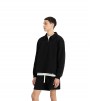 Represent Initial Boxy Quarter Zip Black