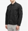 Stone Island Supima Cotton Twill Stretch-tc Overshirt Jacket Black