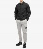 Stone Island Supima Cotton Twill Stretch-tc Overshirt Jacket Black