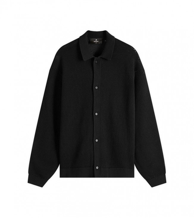 Represent Long Sleeve Mesh Knit Shirt