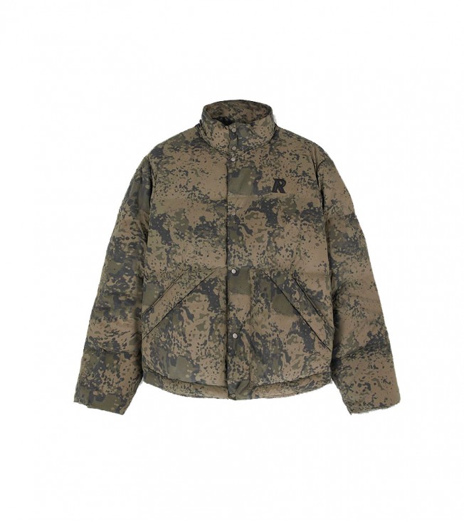 Represent Puffer Jacket Camo
