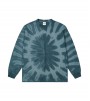 Palace Tie-dye Waffle Long-sleeve Navy
