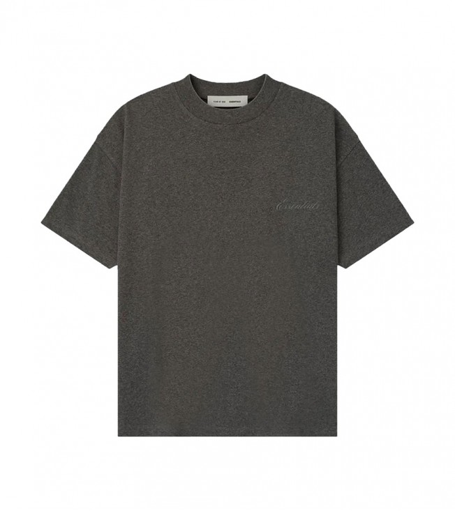 Fear Of God Essentials Classic Tee Charcoal Heather