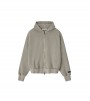 Fear Of God Essentials Zip Hoodie Smoke Grey
