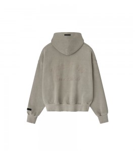 Fear Of God Essentials Zip Hoodie Smoke Grey - Фото №2