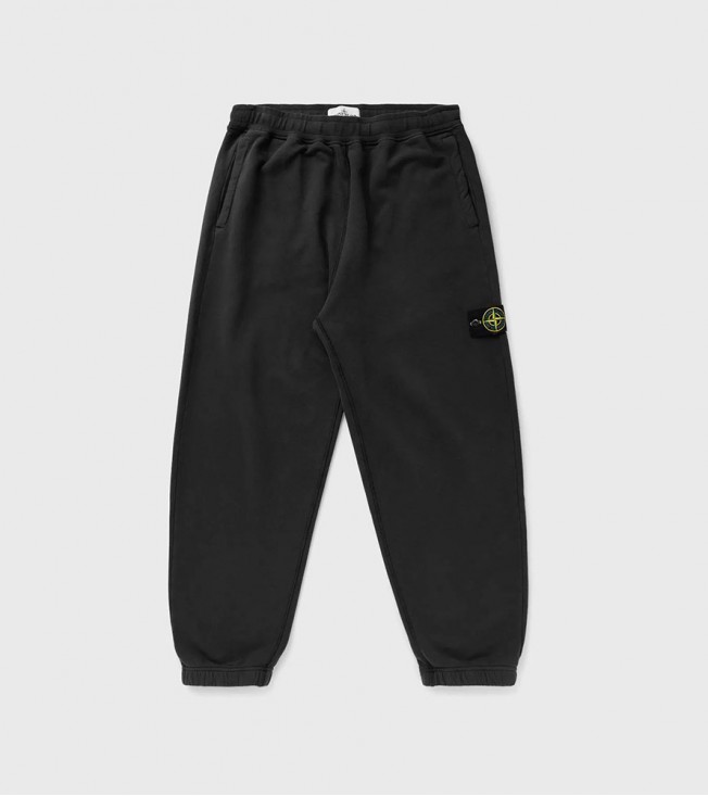 Stone Island Organic Cotton Fleece Pants Grey