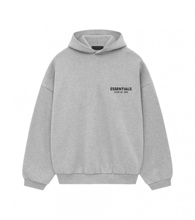 Fear Of God Essentials Fleece Hoodie Light Heather Grey
