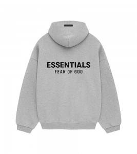 Fear Of God Essentials Fleece Hoodie Light Heather Grey - Фото №2