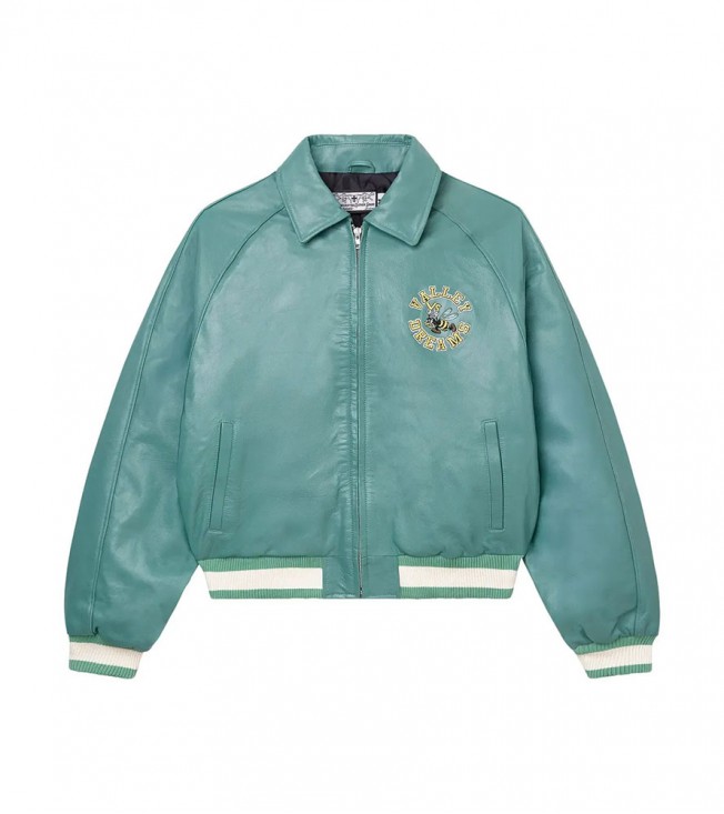 Vale Forever Mascot Bomber Jacket Aqua