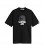 Bape Spray Ape Head Logo T-shirt Black