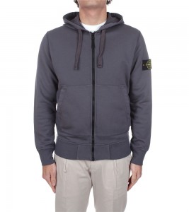 Stone Island Organic Cotton Hoodie Grey - Фото №2