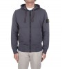 Stone Island Organic Cotton Hoodie Grey
